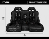 RZR 1000 XP/XP S (2024+) Front/Rear Bench Seat w/ Harnesses