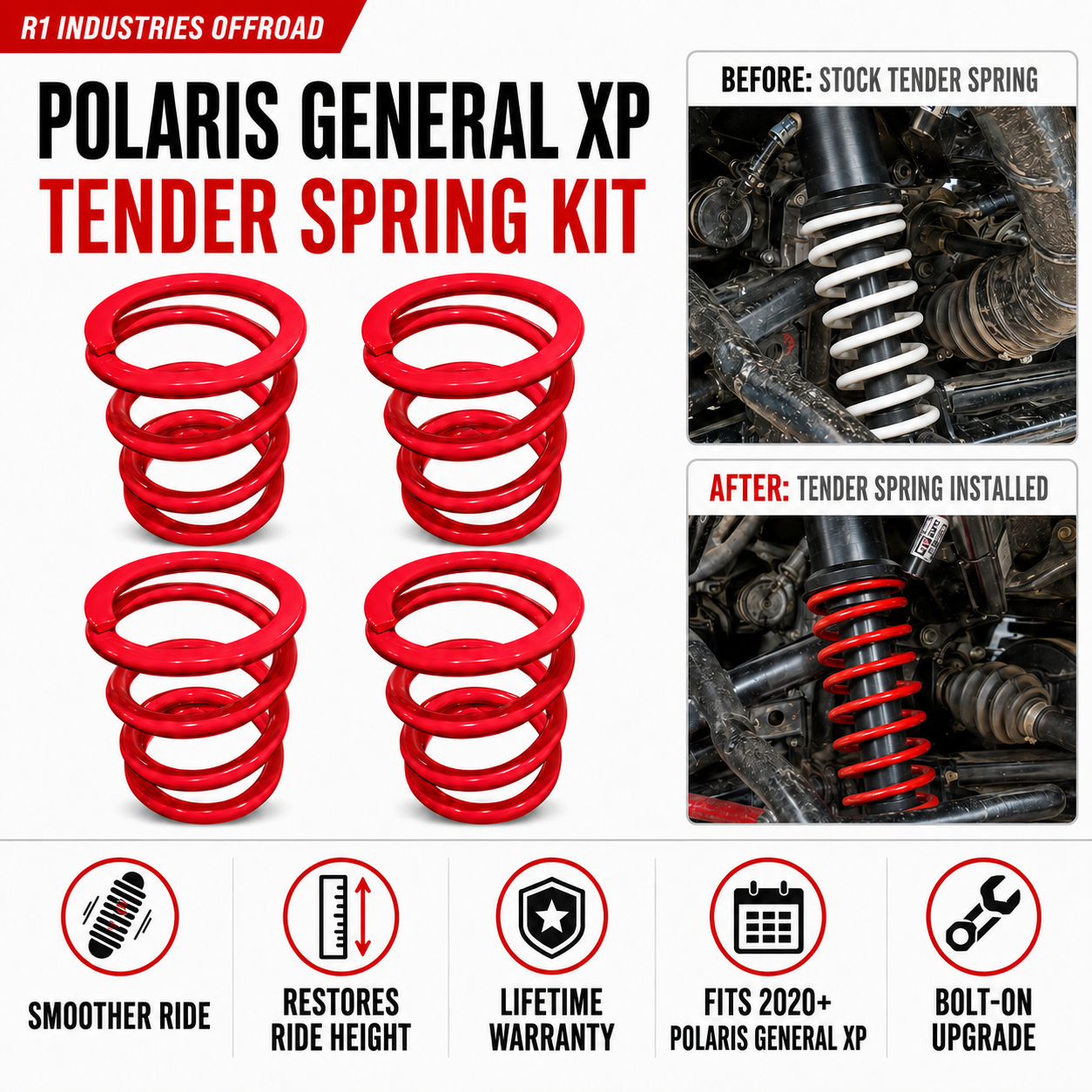 Polaris General XP Tender Spring Kit | 2020+