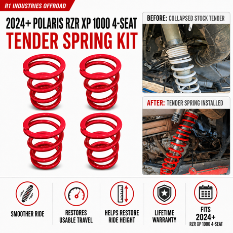 2024+ Polaris RZR XP 1000 4-Seat Tender Spring Kit