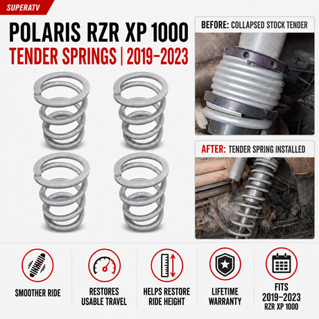 SuperATV Polaris RZR XP 1000 Tender Springs (2019–2023)