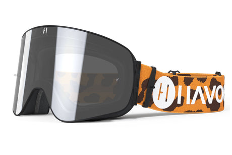 Havoc Infinity Goggle - Cheetah Strap / Silver Mirror Lens