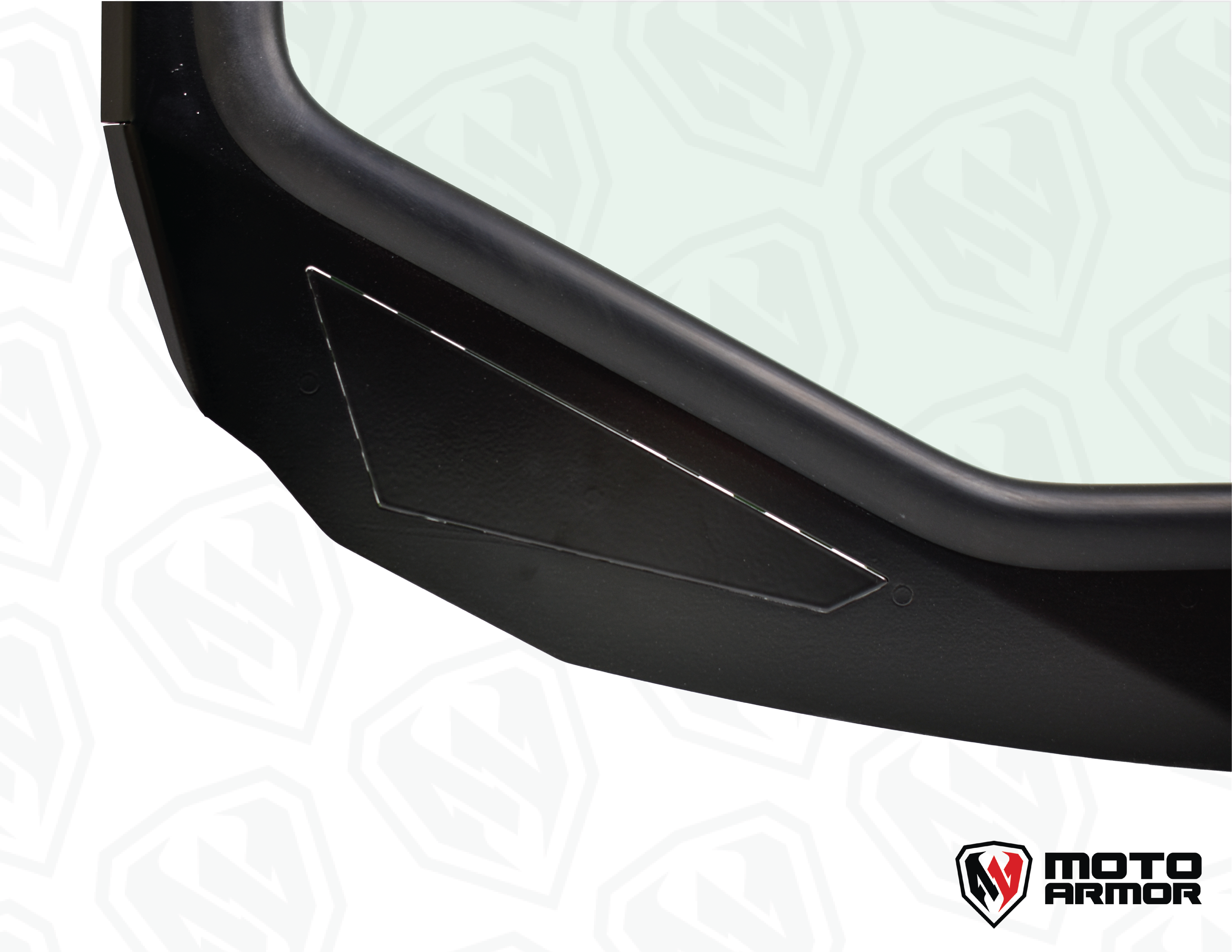 Photo of Kawasaki H2 Full Glass Windshield by Moto Armor - Premium for UTVs / Side by Sides