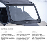 Photo of Can-Am Commander Vented Front Windshield by Super Comp - Premium Windshields for UTVs / Side by Sides