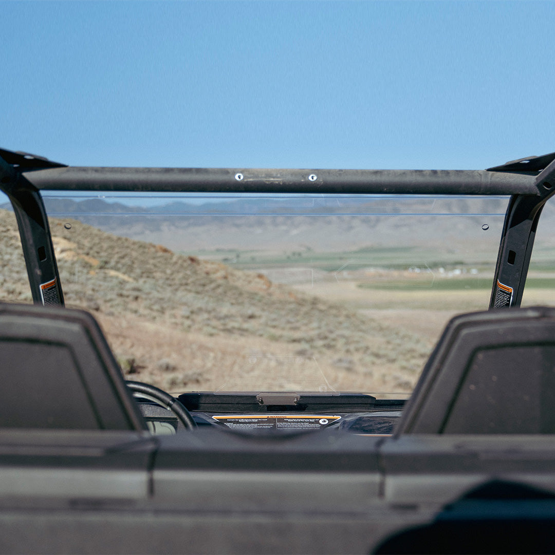 Photo of Commander/Maverick Sport/ Maverick Trail Polycarbonate Full Front Windshield by Super Comp - Premium Polycarbonate Front Windshield for UTVs / Side by Sides