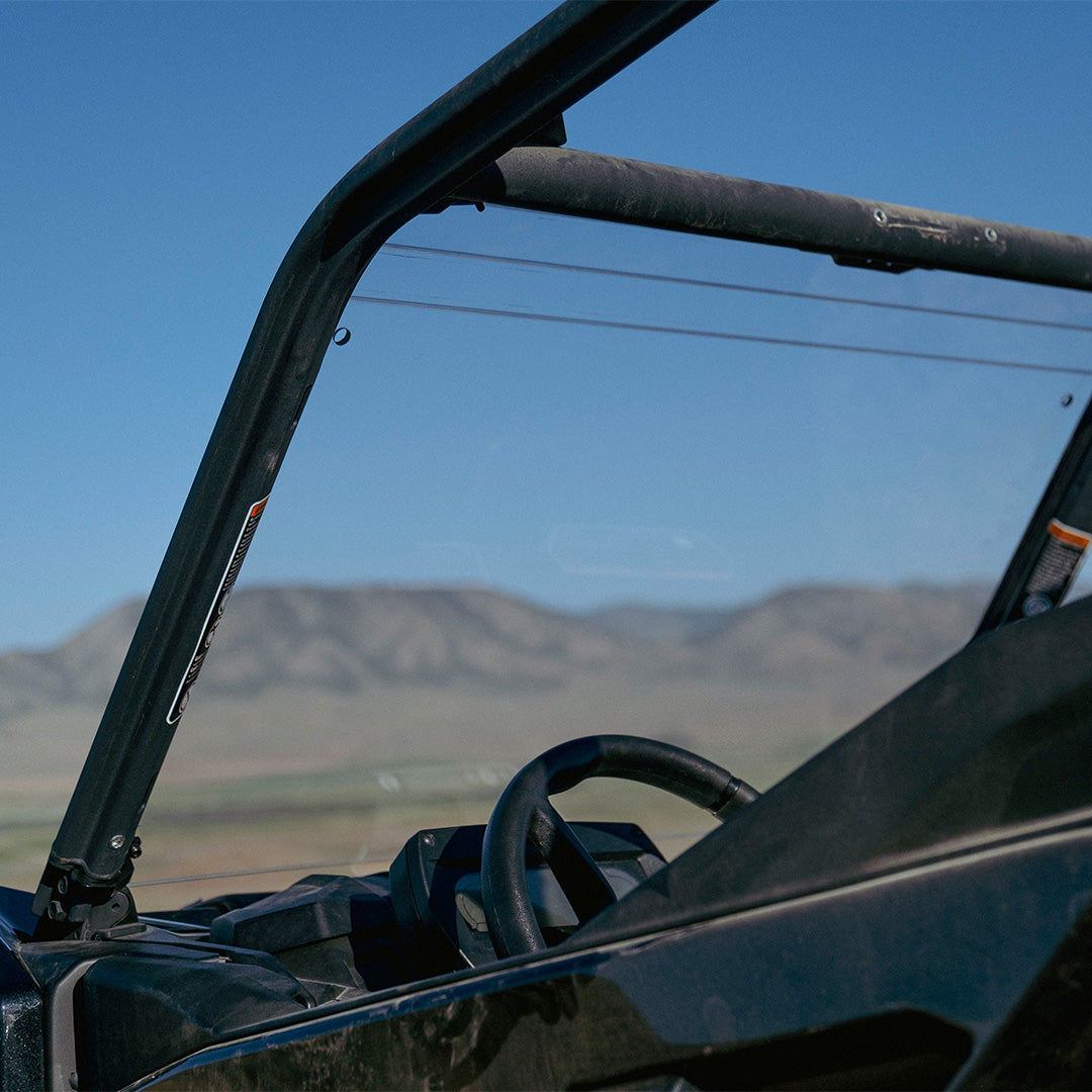 Photo of Commander/Maverick Sport/ Maverick Trail Polycarbonate Full Front Windshield by Super Comp - Premium Polycarbonate Front Windshield for UTVs / Side by Sides