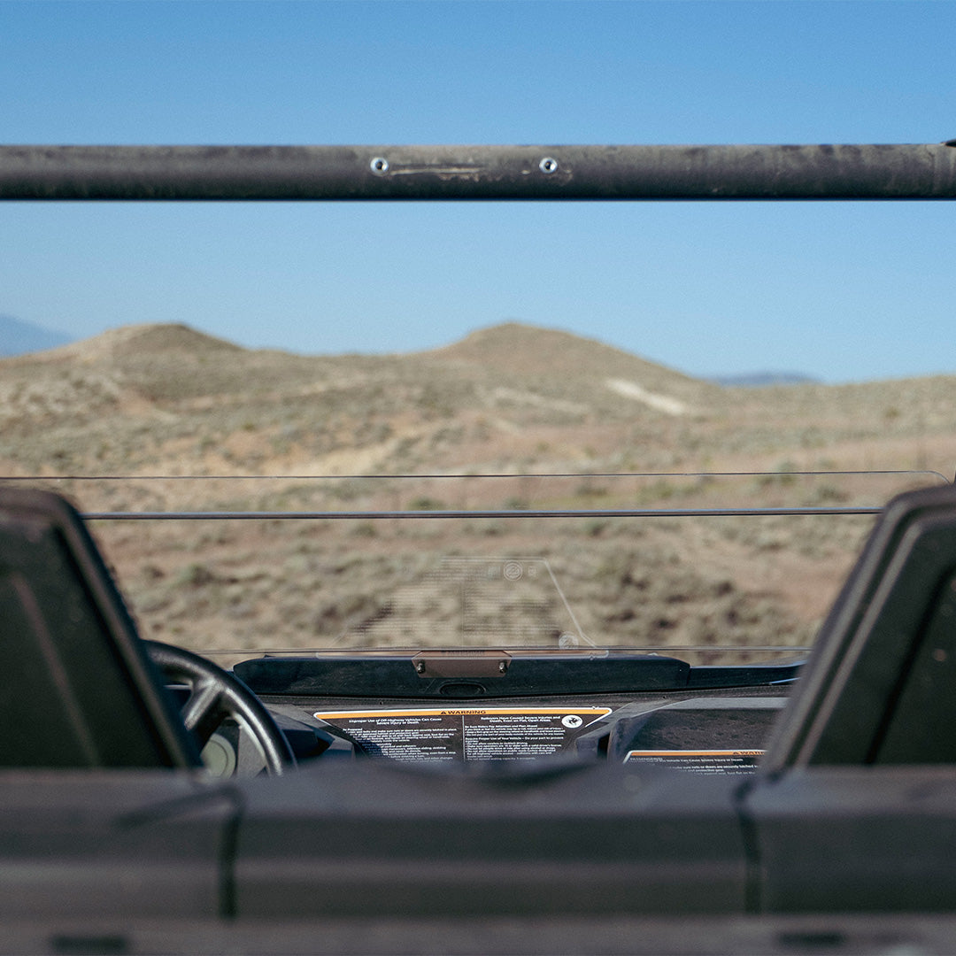 Photo of Commander/Maverick Sport/ Maverick Trail Polycarbonate Half Front Windshield by Super Comp - Premium Polycarbonate Front Windshield for UTVs / Side by Sides