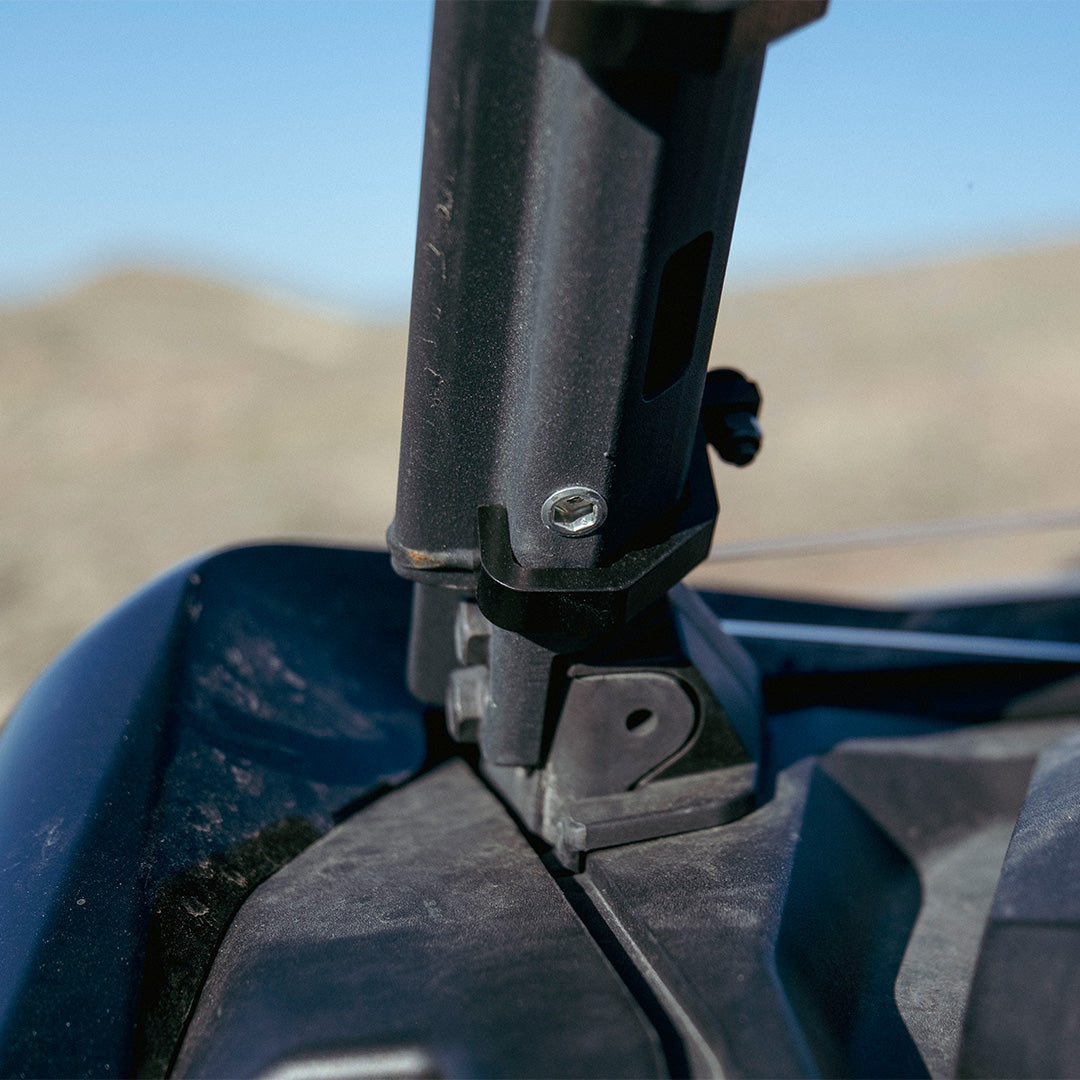 Photo of Commander/Maverick Sport/ Maverick Trail Polycarbonate Half Front Windshield by Super Comp - Premium Polycarbonate Front Windshield for UTVs / Side by Sides