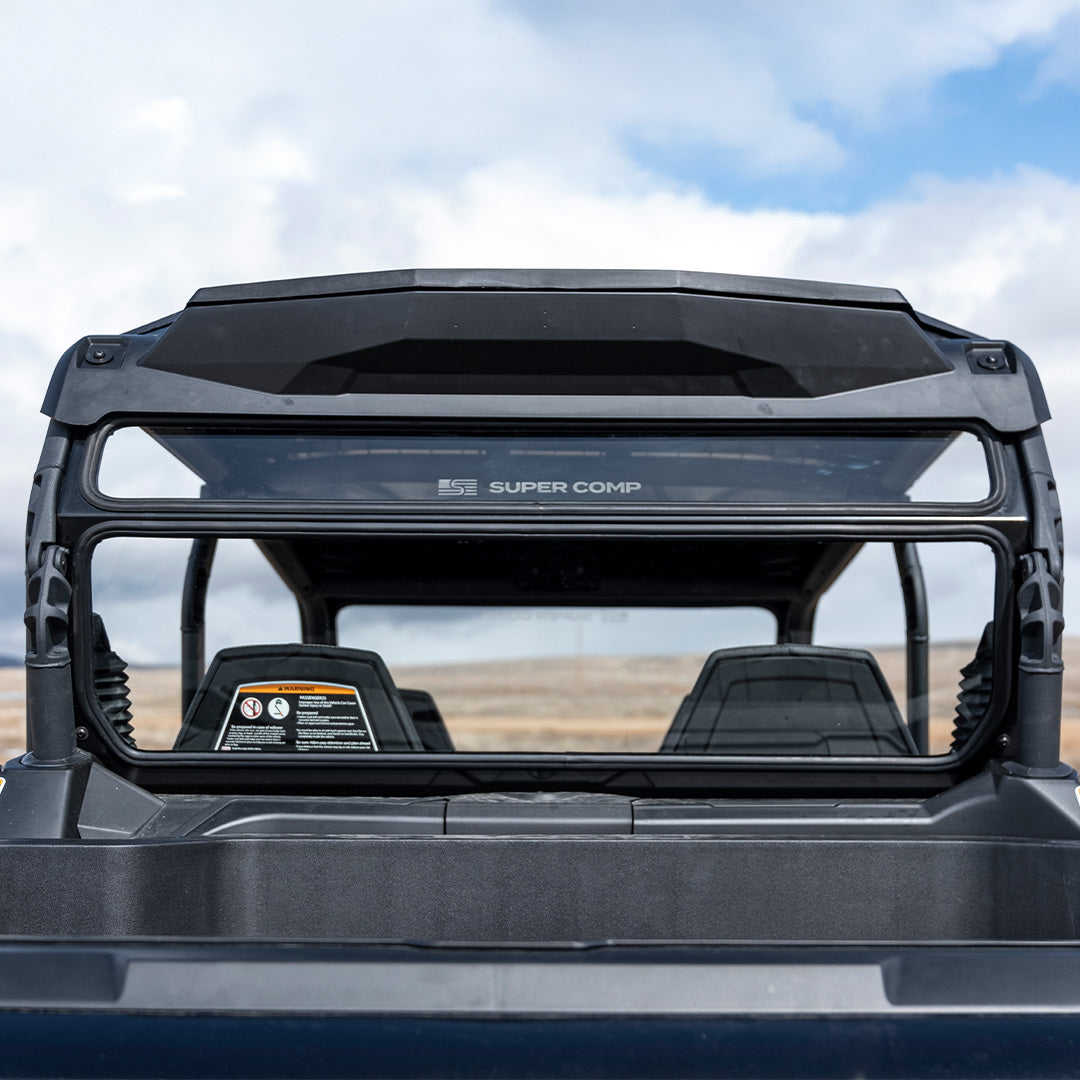 Photo of Can-Am Commander Tinted Rear Windshield by Super Comp - Premium Windshields for UTVs / Side by Sides