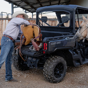 Durable and Secure Can-Am Defender Tool Storage Box for your farm