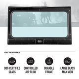 Photo of Can-Am Defender Front Windshield by Super Comp - Premium Windshields for UTVs / Side by Sides