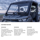 Photo of Can-Am Defender Front Windshield by Super Comp - Premium Windshields for UTVs / Side by Sides