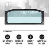 Photo of Can-Am Defender Tinted Rear Windshield by Super Comp - Premium Windshields for UTVs / Side by Sides