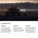 Photo of Can-Am Maverick R Front Windshield by Super Comp - Premium Windshields for UTVs / Side by Sides