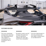 Can-Am Maverick R Rear Windshield - Impact-Resistant Polycarbonate
