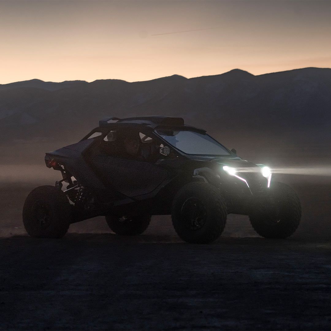 Can-Am Maverick R Rear Windshield - Impact-Resistant Polycarbonate