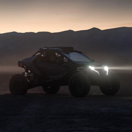 Photo of Can-Am Maverick R Rear Windshield by Super Comp - Premium Rear Windshield for UTVs / Side by Sides