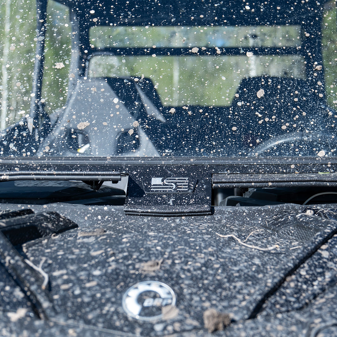 Photo of Can-Am Maverick Sport Front Windshield by Super Comp - Premium Glass Front Windshield for UTVs / Side by Sides