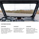 Photo of Can-Am Maverick Trail Front Windshield by Super Comp - Premium Windshields for UTVs / Side by Sides