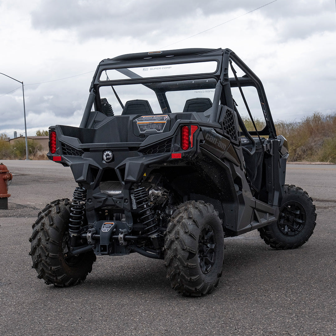 Photo of Can-Am Maverick Tinted Trail Rear Windshield by Super Comp - Premium Windshields for UTVs / Side by Sides