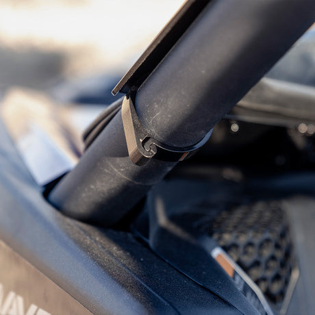 Photo of Can-Am Maverick X3 Front Windshield by Super Comp USA - Premium Glass Front Windshield for UTVs / Side by Sides