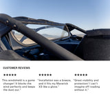 Photo of Can-Am Maverick X3 Rear Windshield - Polycarbonate, Made in USA (2018-2025) by Super Comp USA - Premium Windshields for UTVs / Side by Sides