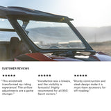 Photo of CF Moto 950 Sport Front Windshield by Super Comp - Premium Windshields for UTVs / Side by Sides