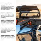 Photo of CF Moto 950 Sport Tinted Rear Windshield by Super Comp - Premium Windshields for UTVs / Side by Sides