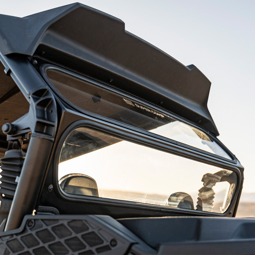 Photo of CF Moto 950 Sport Rear Windshield by Super Comp - Premium Rear Windshield for UTVs / Side by Sides