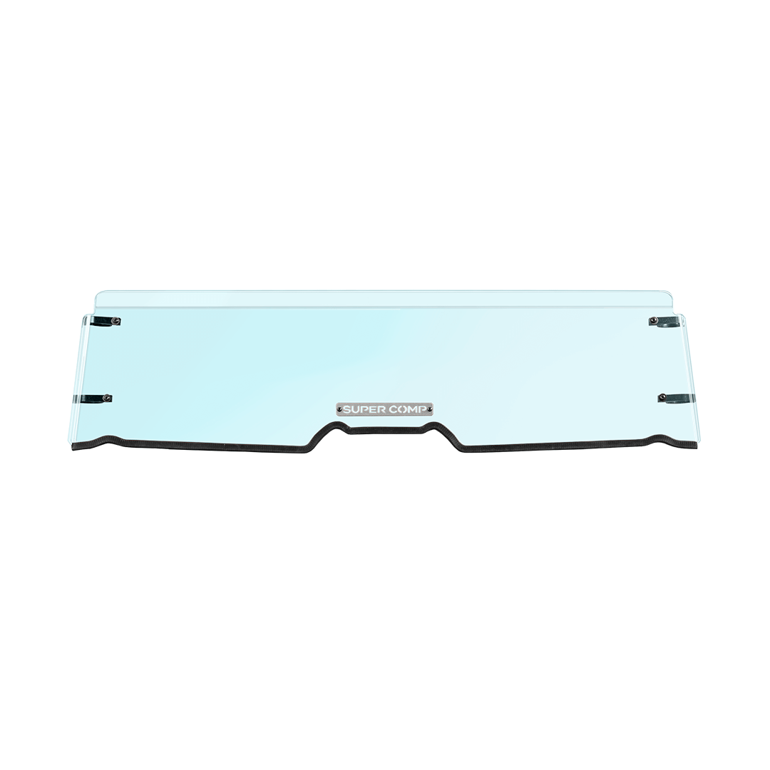 Photo of Honda Talon Polycarbonate Half Front Windshield by Super Comp - Premium Polycarbonate Front Windshield for UTVs / Side by Sides