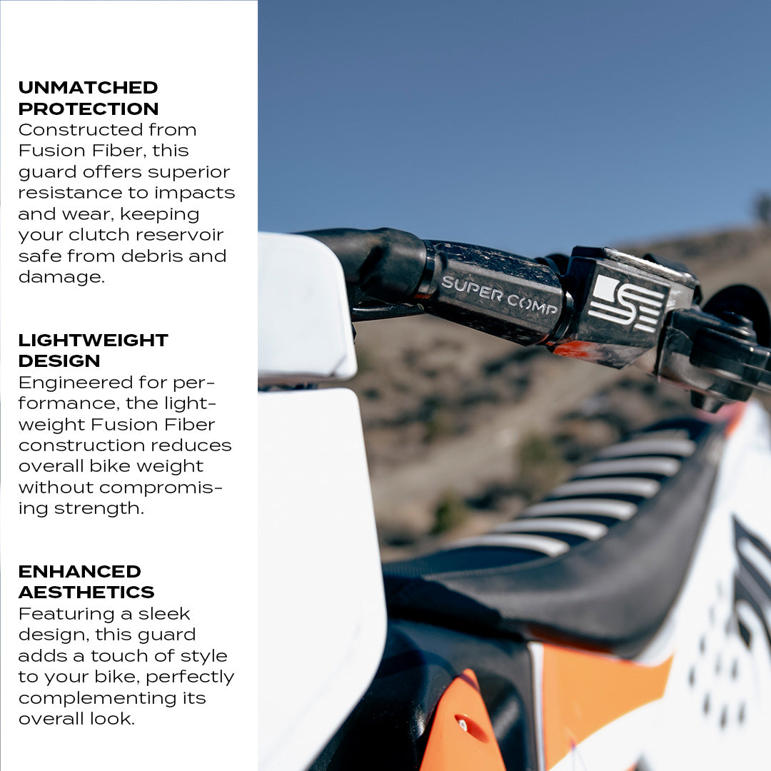 Photo of Super Comp Fusion Fiber Clutch Reservoir Guard (KTM, Gas Gas, Husqvarna) by Super Comp - Premium Clutch Tools & Accessories for UTVs / Side by Sides