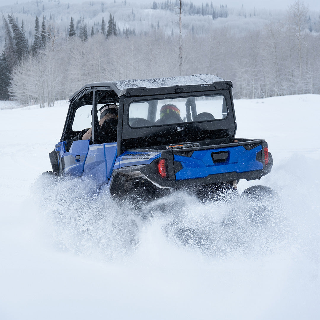 Photo of Polaris General Rear Windshield by Super Comp - Premium Rear Windshield for UTVs / Side by Sides