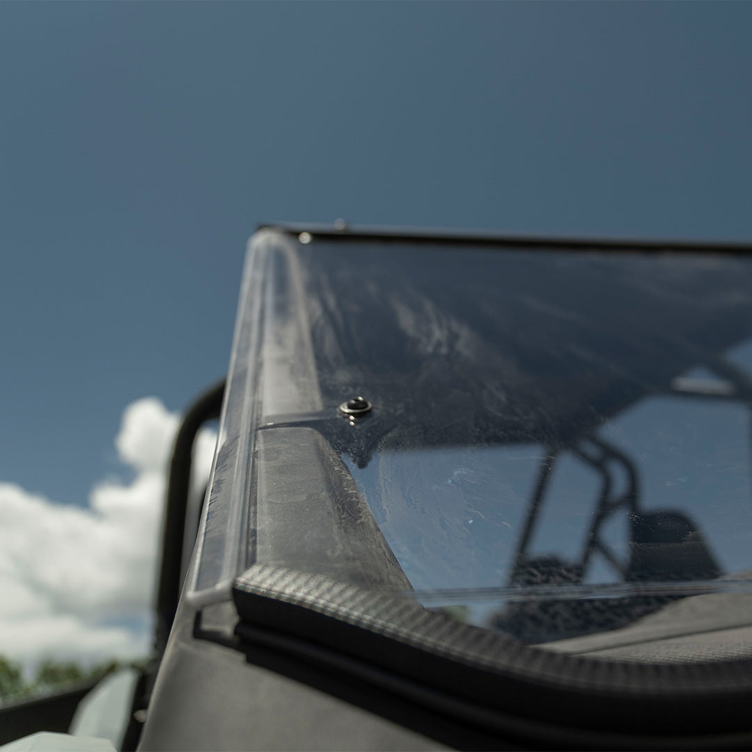Photo of Polaris RZR Pro R Polycarbonate Full Front Windshield by Super Comp - Premium Polycarbonate Front Windshield for UTVs / Side by Sides