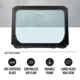 Photo of Polaris Pro R Front Windshield by Super Comp - Premium Windshields for UTVs / Side by Sides