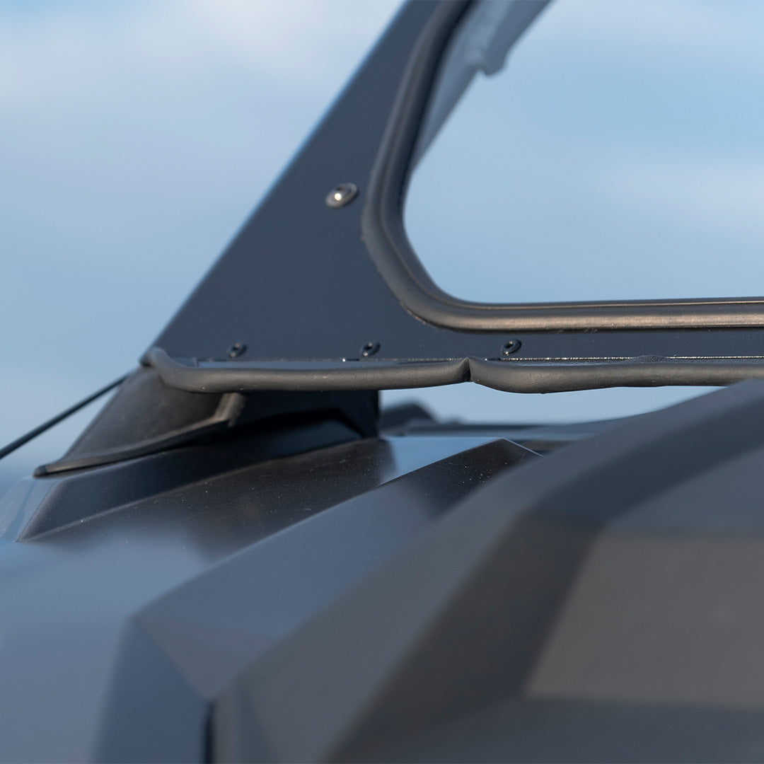 Photo of Polaris Pro R Front Windshield by Super Comp - Premium Glass Front Windshield for UTVs / Side by Sides