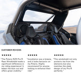 Photo of Polaris Pro R Tinted Rear Windshield (2022 - 2024) by Super Comp - Premium Windshields for UTVs / Side by Sides