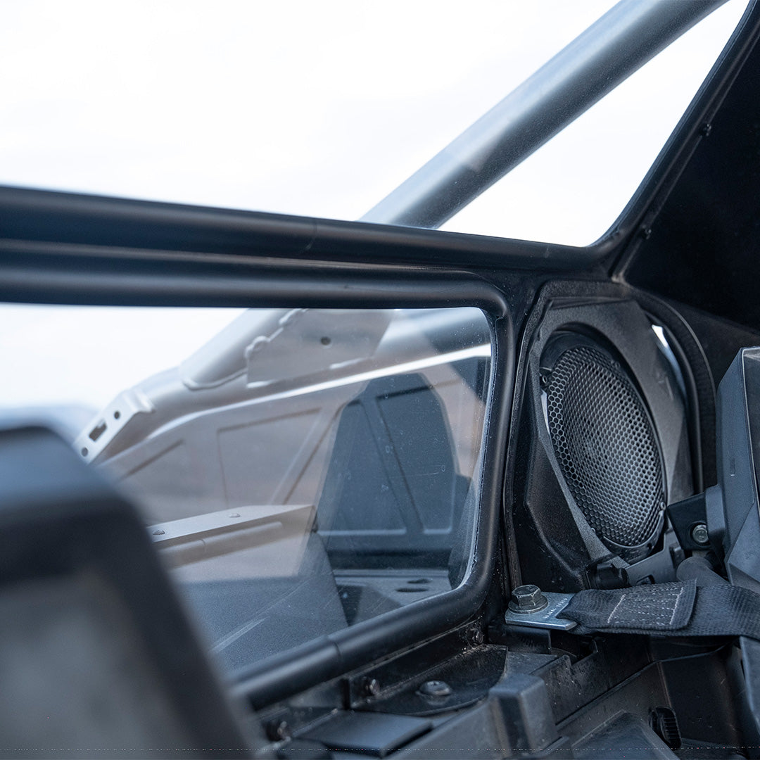Photo of Polaris Pro R Rear Windshield (2022 - 2024) by Super Comp - Premium Windshields for UTVs / Side by Sides