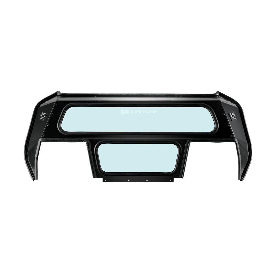 Photo of Polaris Pro R Rear Windshield Tinted (2025+) by Super Comp - Premium Windshields for UTVs / Side by Sides