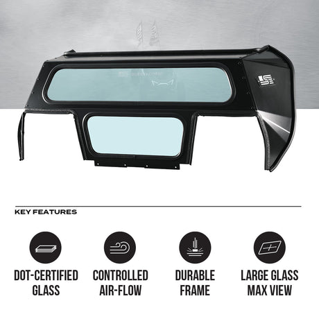 Photo of Polaris Pro R Rear Windshield (2025+) by Super Comp - Premium Windshields for UTVs / Side by Sides