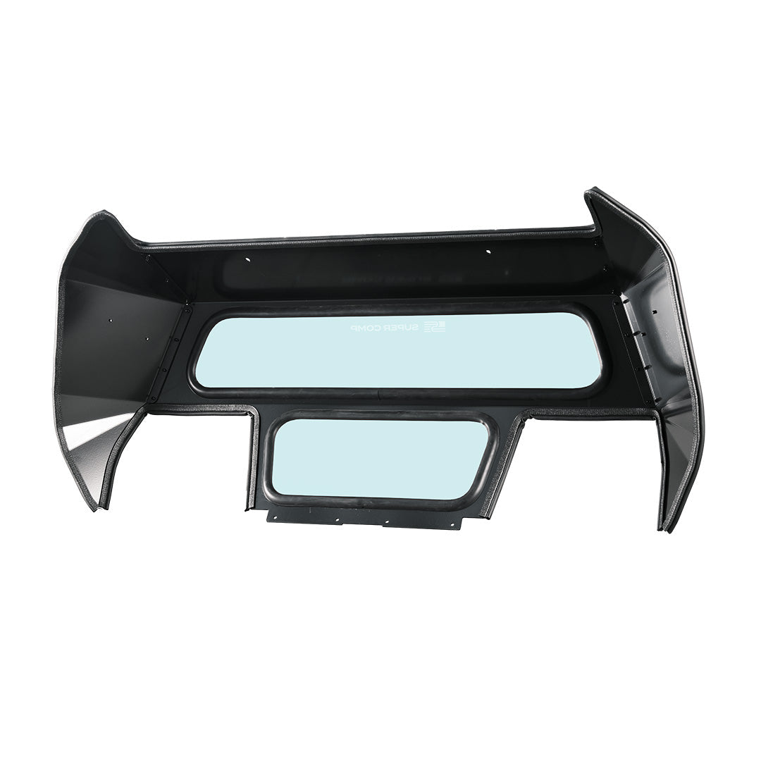 Photo of Polaris Pro R Rear Windshield Tinted (2025+) by Super Comp - Premium Windshields for UTVs / Side by Sides