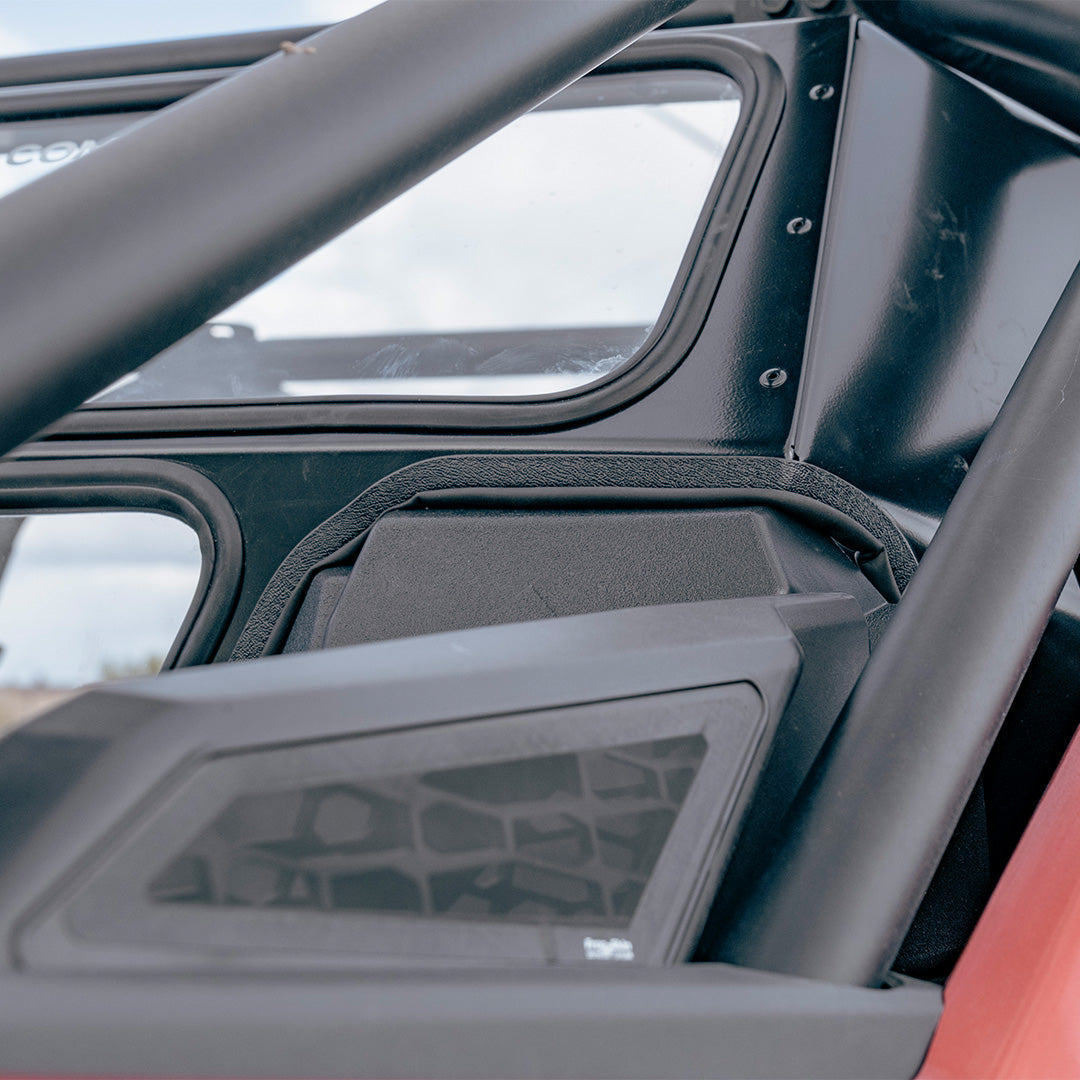 Photo of Polaris Pro XP Tinted Rear Windshield by Super Comp - Premium Windshields for UTVs / Side by Sides