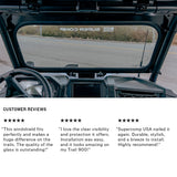 Photo of Polaris Trail 900 Front Windshield by Super Comp - Premium Windshields for UTVs / Side by Sides