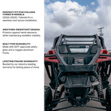 Photo of Polaris Turbo R Tinted Rear Windshield by Super Comp - Premium Windshields for UTVs / Side by Sides