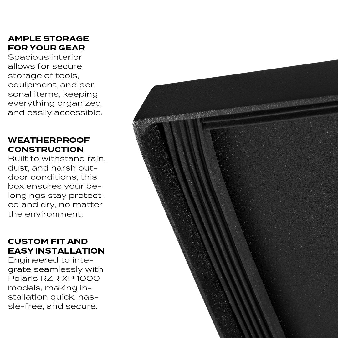 Photo of Polaris RZR XP 1000 Storage Box (2014 - 2023) by Super Comp - Premium Storage for UTVs / Side by Sides