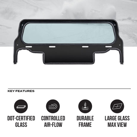 Photo of Polaris RZR XP 1000 Rear Windshield 2024+ by Super Comp - Premium Rear Windshield for UTVs / Side by Sides