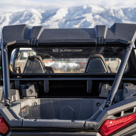 Photo of Polaris RZR XP 1000 Rear Windshield 2024+ by Super Comp - Premium Rear Windshield for UTVs / Side by Sides