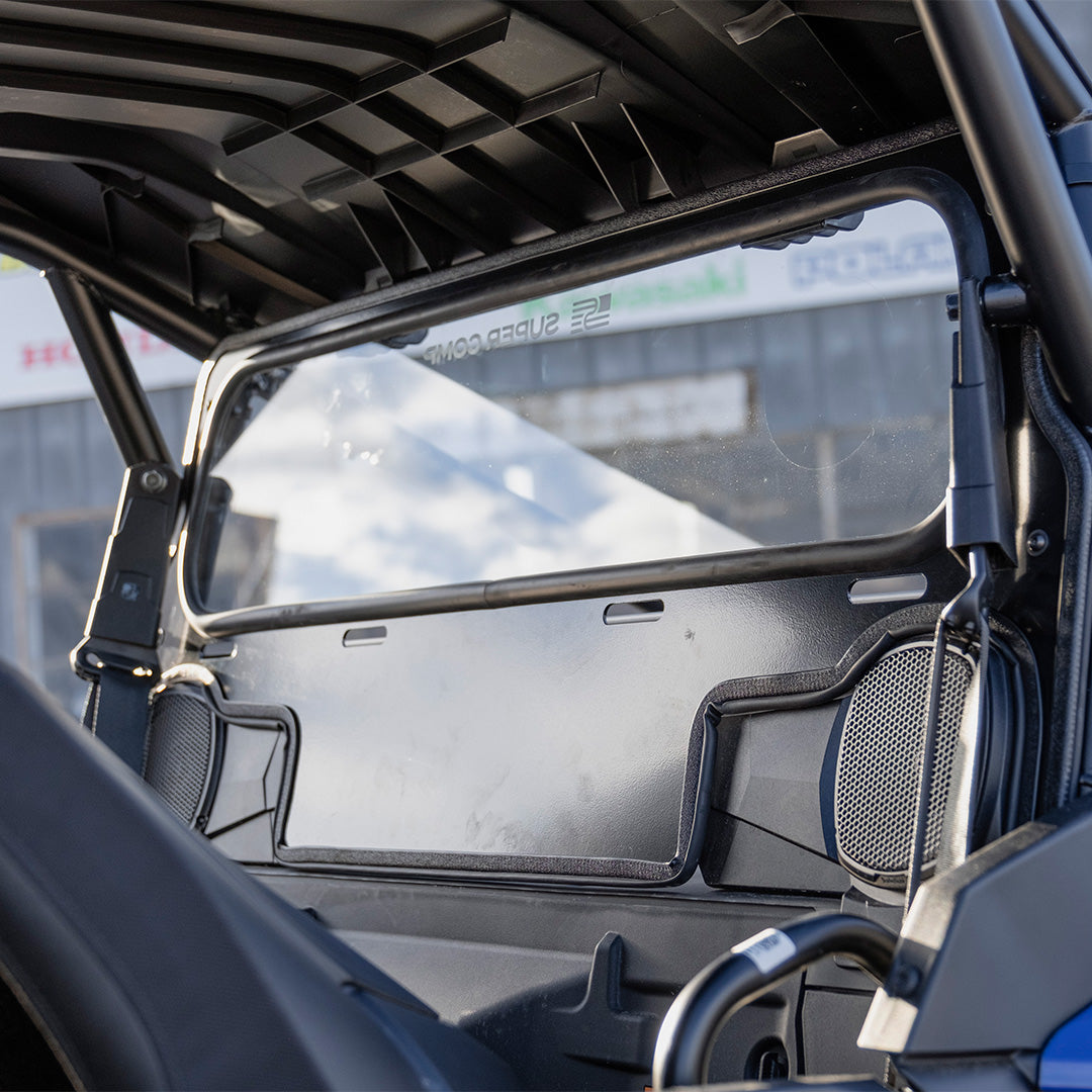 Photo of Polaris RZR XP 1000 Tinted Rear Windshield 2024+ by Super Comp - Premium Windshields for UTVs / Side by Sides