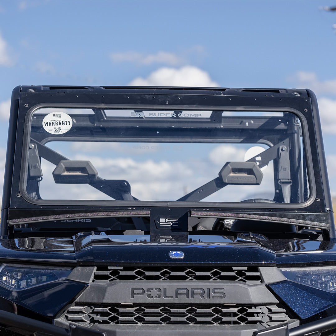 Photo of Polaris Ranger Front Windshield by Super Comp - Premium Windshields for UTVs / Side by Sides