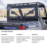 Photo of Polaris Ranger Tinted Rear Windshield by Super Comp - Premium Windshields for UTVs / Side by Sides