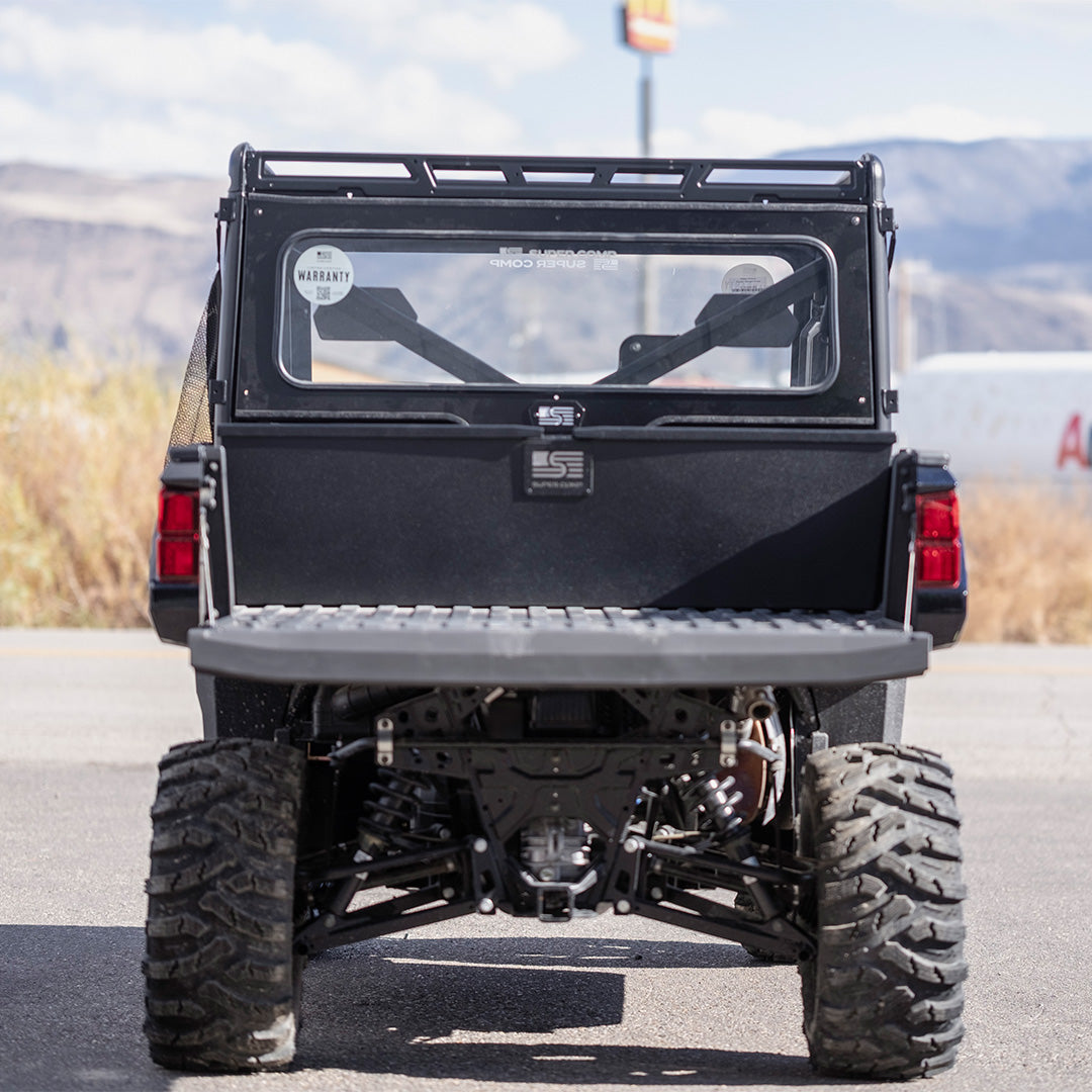 Photo of Polaris Ranger Tinted Rear Windshield by Super Comp - Premium Windshields for UTVs / Side by Sides