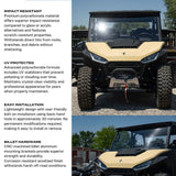 Photo of Segway UT10 Crew Polycarbonate Full Front Windshield by Super Comp - Premium Windshields for UTVs / Side by Sides